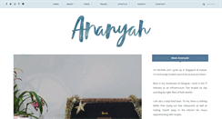 Desktop Screenshot of ananyah.com
