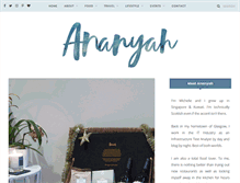 Tablet Screenshot of ananyah.com